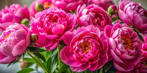 Obraz premium Blooming Pink Peony Bouquet Timelapse - RED Camera 4K