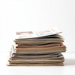 Stack of Vintage Magazines - Colorful Retro Images