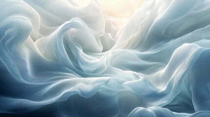 Obraz premium Ethereal Abstract Art with Soft Flowing Textures and Gentle Hues for Creative and Modern Design Applications