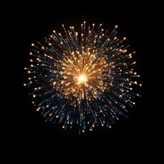 firework display sparks bursting against dark background