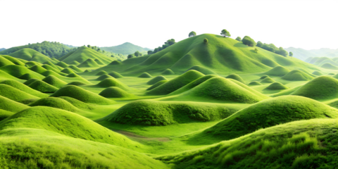 Green Hills panorama landscape png