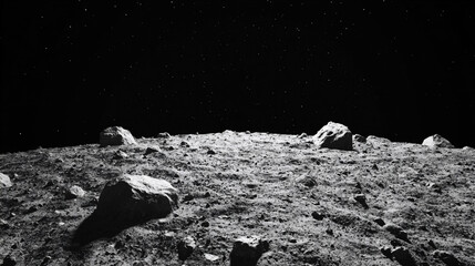 月面のクレーター