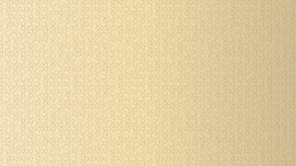 Geometric pattern with intricate, symmetrical line art on a warm beige background. The design features interconnected abstract shapes forming a structured. Ideal for luxury branding, packaging etc.