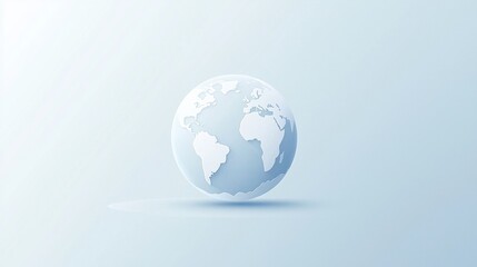 earth icon Minimalistic Earth icon design, with crisp lines and a focus on the natural beauty of the planet.