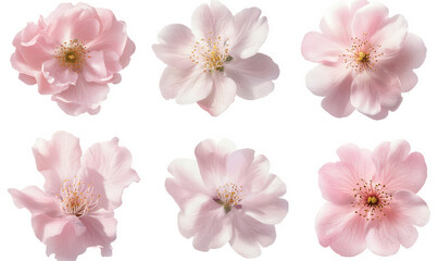 Spring, blooming pink flowers, cherry blossoms, and peach blossoms