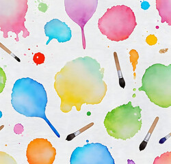 abstract watercolor background with watercolor splashes