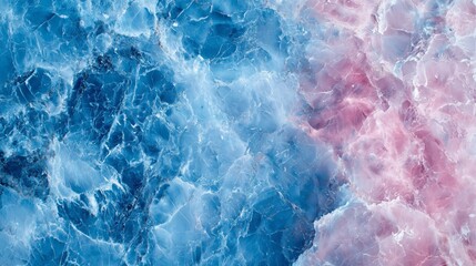 Obraz premium Vibrant Blue and Pink Marble Texture for Creative Backgrounds