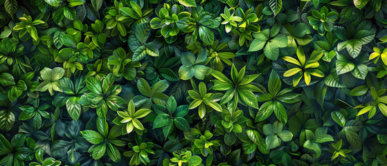 Obraz premium Green leaves plants. Spring background. Greenery environment, ecology. Calm composition, wallpaper.