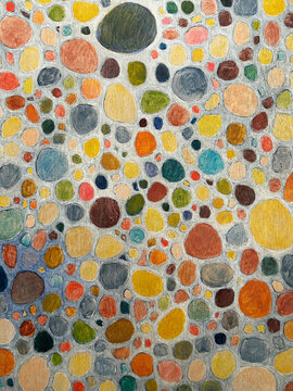 Oil paints texture