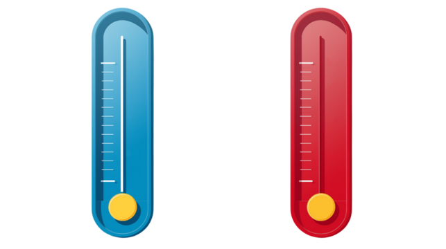 Thermometer Icons Temperature Gauge Symbols for Weather Health and Science Designs Perfect for Websites Apps and Presentations