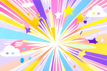 このデジタルグラフィックリソースは、高解像度の抽象的なイラストであり、光の爆発、鮮やかな色彩、ダイナミックな要素が特徴です。デザインはエネルギー、陶酔、魔法の感覚を呼び起こし、モダングラフィックデザイン、魅力的な背景、クリエイティブなブランディング、インパクトのある視覚的な用途に最適です。







