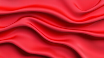 Red Silk Fabric Texture