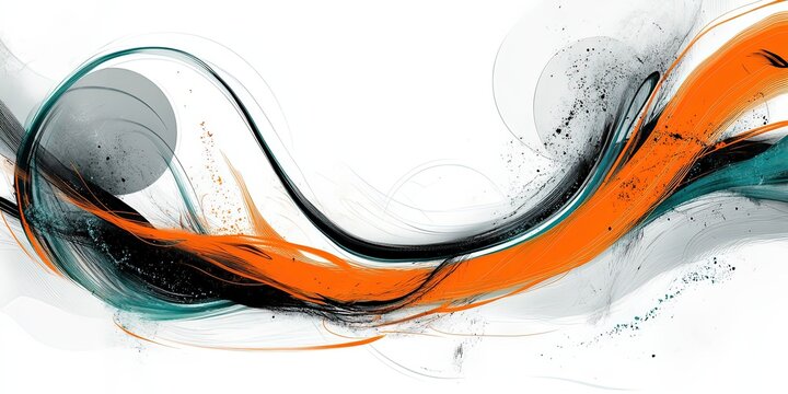 Abstract design with dynamic wave motion. Modern creativity and energetic flow define this visual. Contemporary art pattern with vibrant energy and artistic expression for elegant backgrounds.