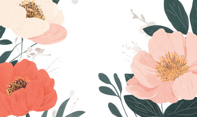 Spring, blooming roses