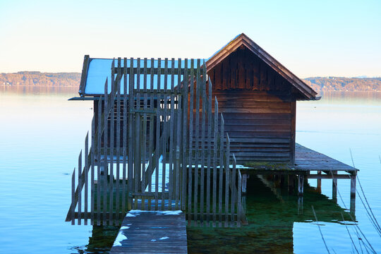 Rustic Cabin on Serene Waters