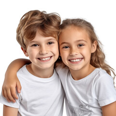 portrait of brother and sister