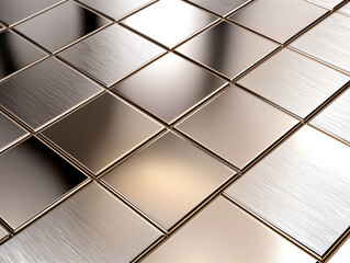 Obraz premium brushed nickel with fine lines
