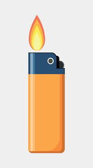 gas lighter vector illustration