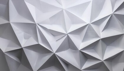 Obraz premium geometric 3d folded wall texture with abstract polygonal patterns for modern interior or digital background design