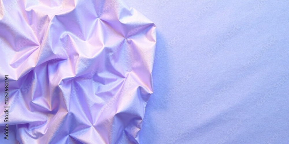 Poster a draped lavender fabric texture with a smooth background, ideal for textile design projects and fas