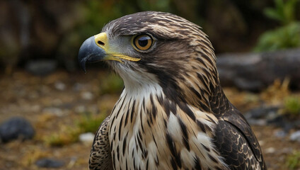A bird of prey in Araucania, Chile.