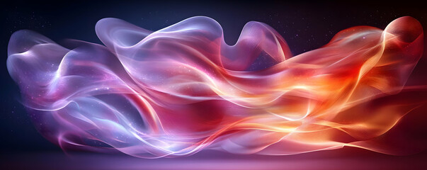 Obraz premium Abstract swirling light, cosmic background