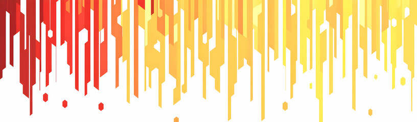 Abstract orange city skyline