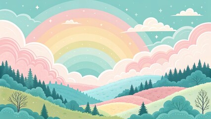 Fototapeta premium Abstract studio multicolor pastel background