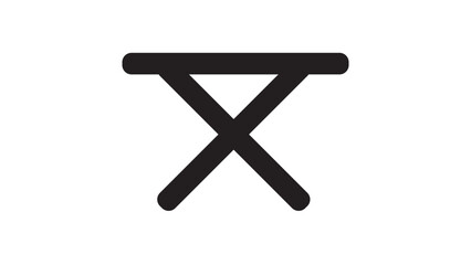 table icon on white