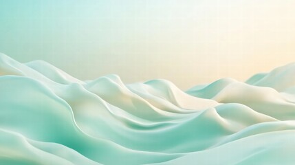 Obraz premium A calming background with pastel mint and sky blue