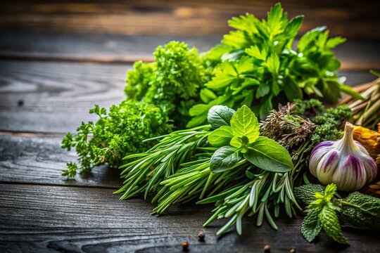 Fresh Spigole: Italian Herbs, Culinary Herbs, Aromatic Herbs, Cooking Ingredients, Mediterranean Cuisine