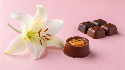 chocolate and flower