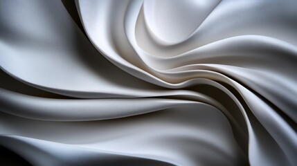 Fototapeta premium Abstract Swirling Drapery: A Study in Light and Shadow