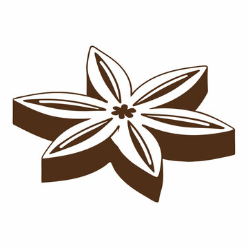 recommend clip art: Anise star icon Isometric of anise star  for web design vector illustration (4)