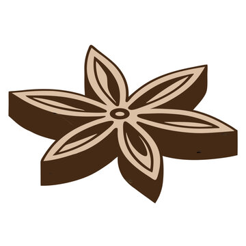 recommend clip art: Anise star icon Isometric of anise star  for web design vector illustration (1)