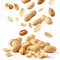 Assorted Peanuts with Shells and Kernels