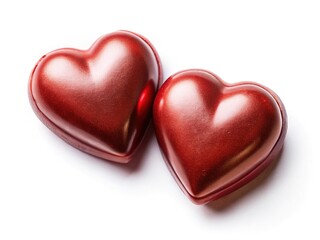 Fototapeta premium Heart-Shaped Chocolate Delights