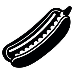 hot dog vector illustration