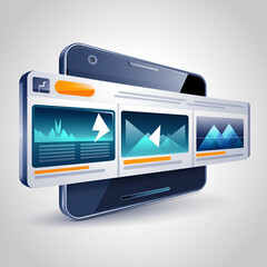 responsive web design vector illustration