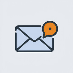 vector illustration of a mail icon