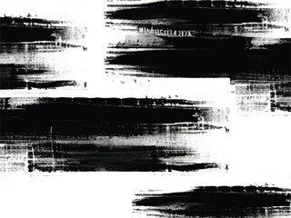 Fototapeta premium Brush strokes texture. Black ink paint stroke background. Vector black paint ink brush stroke. Grunge texture.