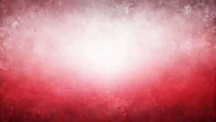 Fototapeta premium Red and white grunge fog, hazy gradient background.