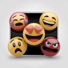 smiley face with smiley faces