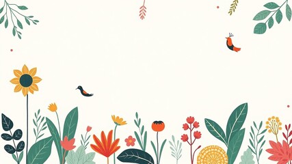 Obraz premium Time-Bending Nature: Illustrations with a Vintage Twist