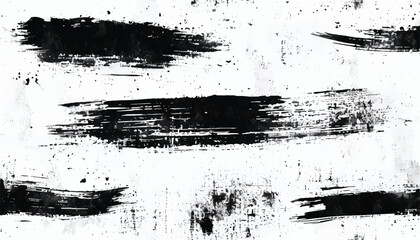 Black ink paint stroke background. Brush paint stroke background. Vector black paint  ink brush stroke  brush or texture. Grunge texture for background.