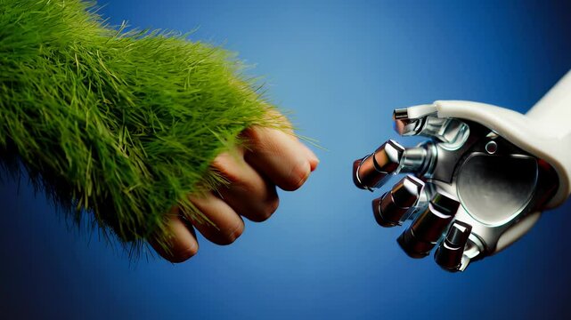 Hand of Nature Meets Hand of Technology