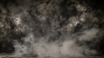 Fototapeta premium Dark Moody Smoke Background Texture Image for Photography