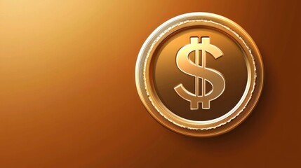 Golden Dollar Coin: Symbol of Wealth and Prosperity