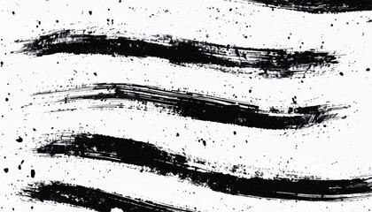 Black ink paint stroke background. Brush paint stroke background. Vector black paint  ink brush stroke  brush or texture. Grunge texture for background.