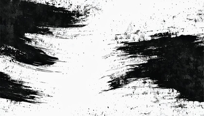 Black ink paint stroke background. Brush paint stroke background. Vector black paint  ink brush stroke  brush or texture. Grunge texture for background.